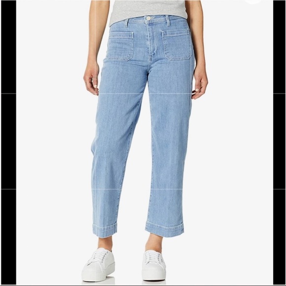 PAIGE Denim - Paige Nellie High Rise Wide Leg Culotte Denim Jeans Size 32